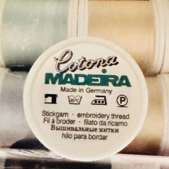 Madeira Cotona 100% Cotton Embroidery Thread Set 18x200m Spools Made in Germany - Picture 8 of 10
